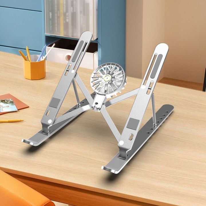 Aluminium Laptop Stand With strong Wind Cooling fan | Daraz.com.np
