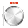 4 Pack 12 Inch Pizza Tray,Stainless Steel Pizza Oven Baking Tray,Round Pizza Baking Sheet,for Baking Roasting Serving. 
