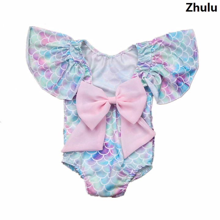 ZhuluProfesional%20Toddler%20Kid%20Baby%20Girls%20Mermaid%20Costume%20Swimwear%20Swimsuit%20Bikini%20Suit%20-%20Image%202