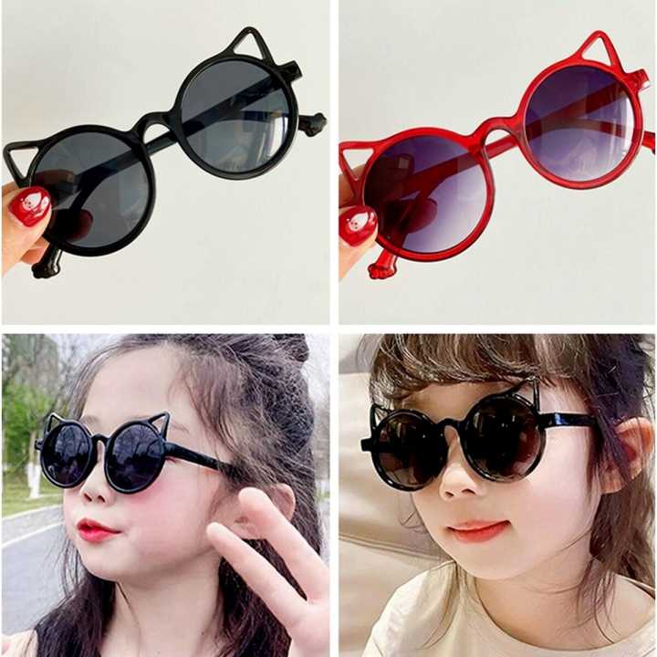 KOJA Cat Eye Kids Sunglasses For Boy Girls Toddler UV400 Glasses