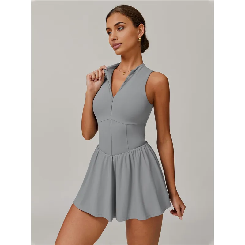 Womens Tennis Golf Dress with Built-in Bra Shorts Zipper Slim Fit A-Line Hem Skirt Athletic with Pockets | Daraz.com.np Womens Tennis Golf Dress with Built-in Bra Shorts Zipper Slim Fit A-Line Hem Skirt Athletic with Pockets | Daraz.com.np