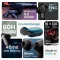 GoBoult Newly Launched Y1 / Z20 Pro Truly Wireless Bluetooth Ear Buds with 60 Hours Playtime, 4 Mics Clear Calling, 45ms Low Latency, Rich Bass Drivers, TWS Earbuds Bluetooth Wireless. 