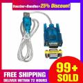 80cm USB to RS-232 9-pin DB9 Serial Cable W/ Female Adapter Supports Windows 8. 