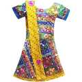 Radha Dress For Girl (Multicolour/Design May Vary) By Arushi. 