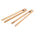 4 Pieces Magnetic Bamboo Toaster Tongs 8.7 Inch Wooden Kitchen Toast Tongs for Cooking, Natural Bamboo Kitchen Utensils. 