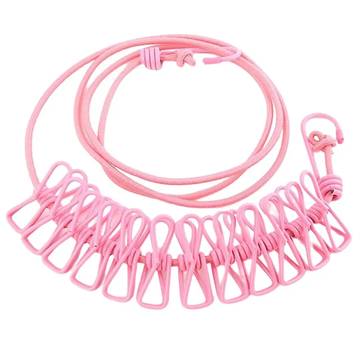 12%20Clips%20Cloth%20Drying%20Rope%20-%20Image%202