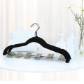 50 Pack Clothes Hangers with Clips Black Velvet Hangers Use for Skirt and Clothes Hanger Pants Hanger Ultra Thin No Slip. 