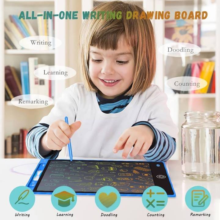 LCD%20Writing%20Tab%208.5%20Inch%20With%20Pen%20Writing%20Pad%20%7C%20Reusable%20Child%20Early%20Learning%20LCD%20Writing%20Tablet%20%7C%20LCD%20Writing%20Tablet%20-%20Image%203