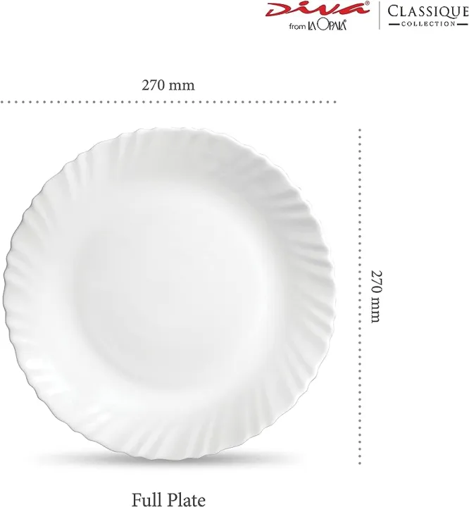 Diva%20Full%20Plate%20Plain%2011"-Set%20of%206%20pcs%20-%20Image%202