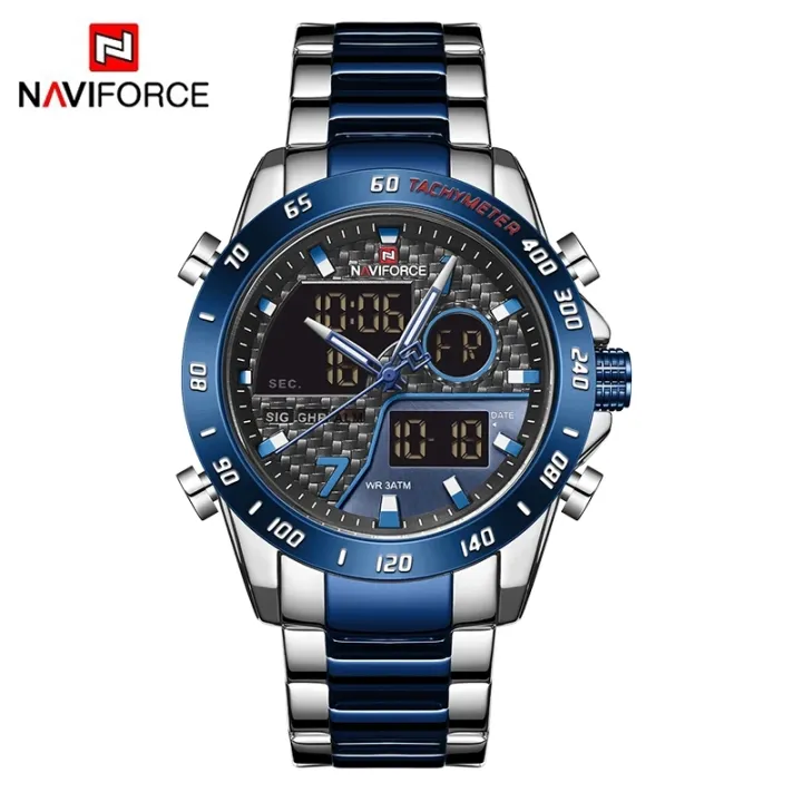 NAVIFORCE%20%20Nf9171%20Double%20Time%20Digital%20Analog%20Stainless%20Steel%20Waterproof%20Military%20Watch%20-%20Image%205