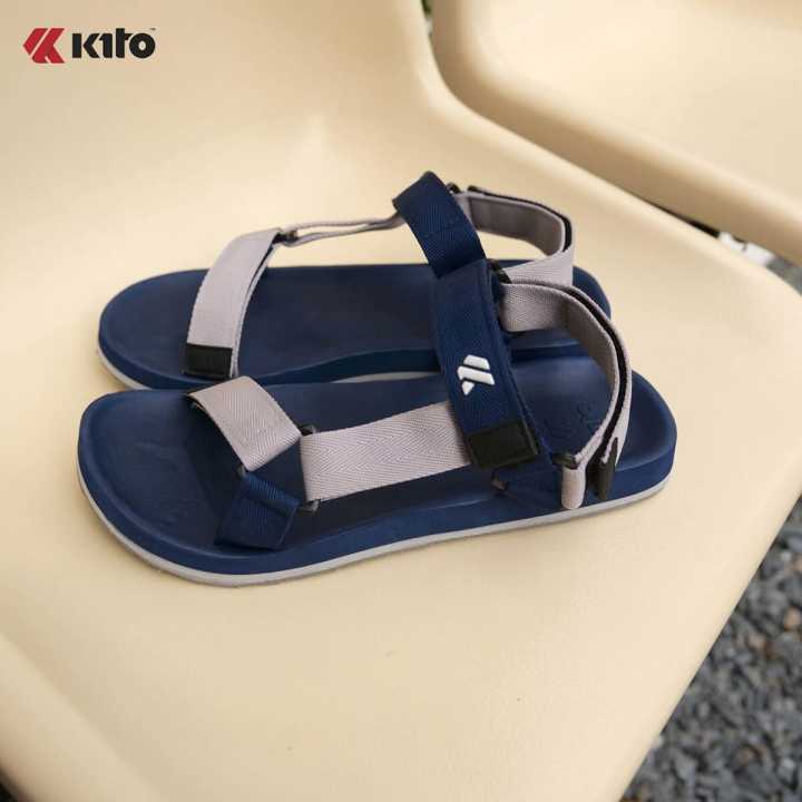 Kito Navy Blue Flow Two Tone Slippers For Men- Kito Ac27M | Multisize Variation | Fashion | Slippers For Men