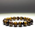 Real Tigereye Bracelet for Men and Women | Tiger Eye Bracelet | Unisex Bracelet | Natural Gemstone 8 MM. 