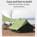 Blackdeer Outdoor Camping Cotton Double Peak Thickened Rainproof Luxury Large Space Breathable Tent. 