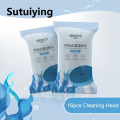 Sutuiying IZEFS Disposable Toilet Brush With Cleaning Liquid Wall-Mounted Cleaning Tool For Bathroom Replacement Brush Head Wc Accessories. 