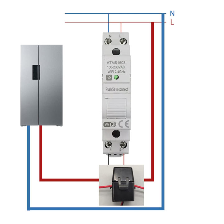 1%20PCS%20ATMS1603%20Tuya%20Single%20Phase%20WiFi%20Smart%20Energy%20Meter%20100-230V%20Din%20Rail%20Precisely%20Measuring%20Voltmeter%20Ammeter%20Power%20-%20Image%204