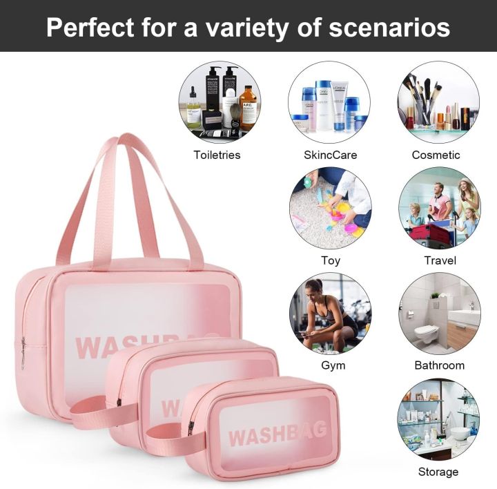 Multipurpose%20Clear%20washbag%20Pouch%20Set%20of%203,%20Clear%20Pouch%20for%20Makeup%20and%20wash%20Bag%20for%20Travel%20Waterproof%20Cosmetic%20Bag,%20Storage%20Organiser%20and%20Toiletry%20kit%20-%20Image%204
