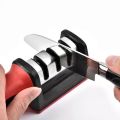 4 Stage Knife Sharpener Manual Kitchen Knife Sharpening Tool For All Knives. 