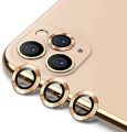Iphone 11 Pro / Max Sapphire Camera Lens Cover - Gold Color Metal Camera Lens Glass Film. 