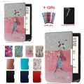 KEBETEME Pocketbook 633/606/628 Color Basic 4 Touch Lux 5 Ereader Ebook Cover Case + Protector Screen Film +Stylus Pen. 
