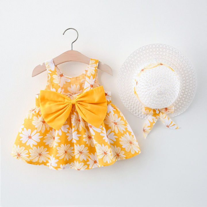 Summer%20Girl%20Baby%20Girl%20Bow%20Strap%20Daisy%20Dress%20Beach%20Dress%20Tank%20Top%20Dress%20Princess%20Dress%20Party%20Dress%20Cute%20-%20Image%205