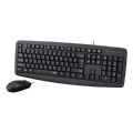 Rapoo NX1600 Wired Optical Mouse and Keyboard Combo - Black | Nagmani International. 