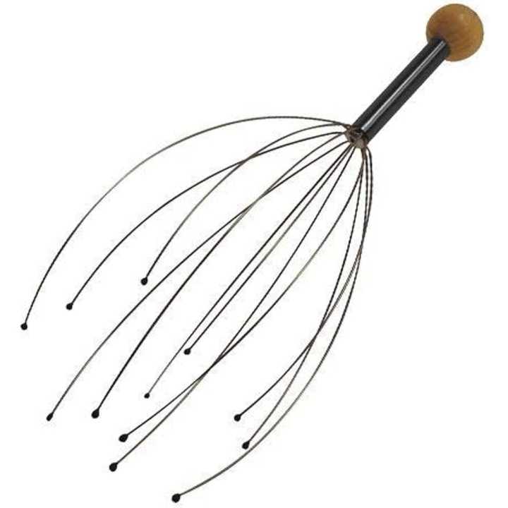 Manual Bokoma Hand Held Scalp Head Massager For Stress Relief ,Head Scratcher