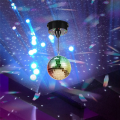 Disco Ball Decor with Light and Disco Ball-Battery Powered Disco Ball Light, Christmas Party, DJ Club Party Supplies Easy to Use. 
