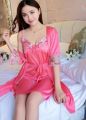 Sexy Lingerie Set Sleep Wear Satin Smooth Comfortable Night Wear Robe Set Of 2 ( Robe + Dress ). 