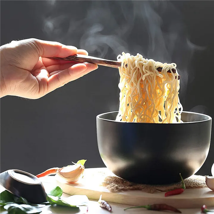 NAMUNY%208%20Pieces%20Japanese%20Long%20Handle%20Large%20Spoon%20Ramen%20Spoon%20Wooden%20Hot%20Pot%20Spoon%20Tortoise%20Shell%20Spoon%20Wood%20Rice%20Soup%20Dessert%20-%20Image%205