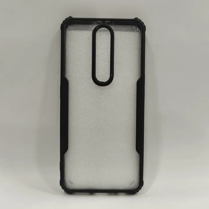 Oppo%20F11%20/Oppo%20F11%20Pro%20Cover%20(Same%20Size)%20Clear%20Transparent%20Black%20Bumper%20%20Cover%20Case%20-Non%20Yellowing%20-%20Image%203