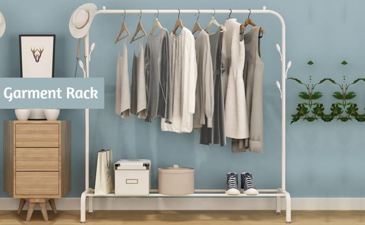 Iron%20Coat%20Rack/Clothes%20Hanger%20Single%20Rod%20Stand,%20Full%20Body%20Iron%20-%20Image%204