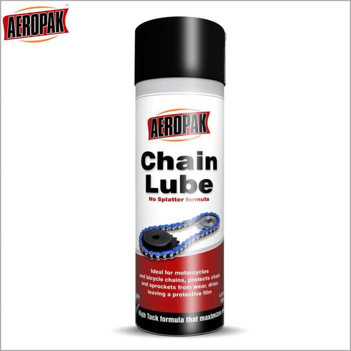 AEROPAK Chain Lubricant Spray Chain Lube for Bike, Motorcycle and Car Care - 200ML