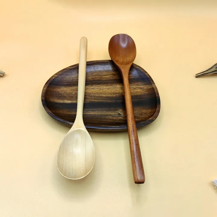 1%20Piece%20Wooden%20Spoon%20Bamboo%20Kitchen%20Korean%20Style%209%20Inch%20Natural%20Wood%20Soup%20Tableware%20Cooking%20Honey%20Coffee%20Spoon%20Mixing%20Spoon%20Encounter%20-%20Image%203