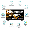 Hisense 43" Android 11 Series Full Hd Smart Certified Android Led Tv 43A4G (Black). 