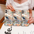 UCUC for Samsung S10 Back Cover + Free Lanyard Peacock Luxury 6D Plating Soft Silicone Phone Case. 