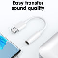 Usb C 3.5 Earphone Jack Adapter Usb Type C To 3.5mm Aux Cable For Samsung Galaxy S24 S22/s23 Fe A54 A34 M54 M53 A34 5g Tab s9 +. 