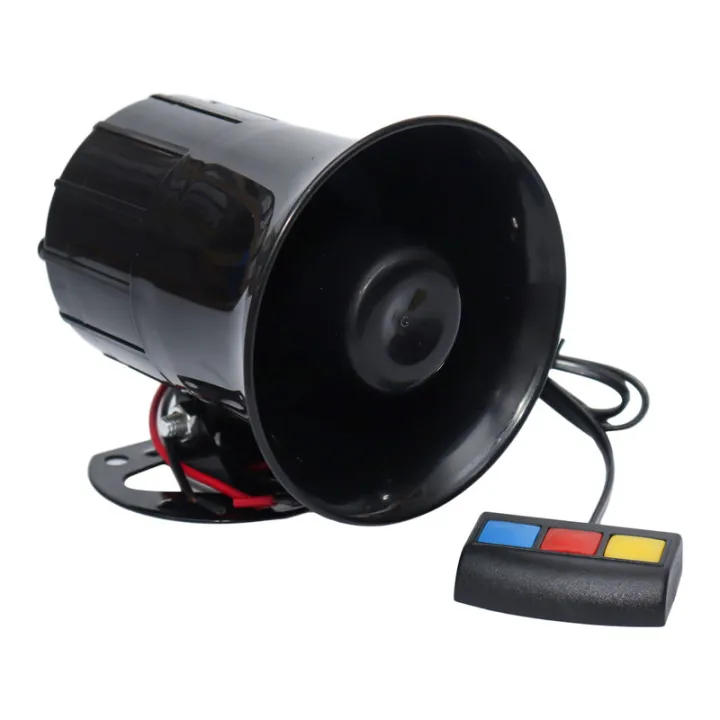 3 Sound Emergency Siren For Vehicle Loud Sound Electric Warning Alert ...