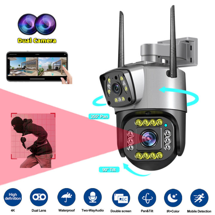 Wifi%204MP%20Dual%20Lens%204G%20IP%20Night%20Vision%20Camera%20Surveillance%201080P%20Full%20HD%20Automatic%20Outdoor%20Smarthome%20PTZ%20CCTV%20Camera%20V380%20Pro%20-%20Image%202