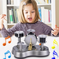 Finger Drum Set Electronic Mini Finger Drum Portable Finger Touch Drum Novel Desktop Drum Gift for Kids. 