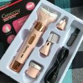 Geemy GM-3074 4In1 Electric Razor For Women Painless Hair Removal Epilator Face Body And Bikini Line Shaver For Women. 