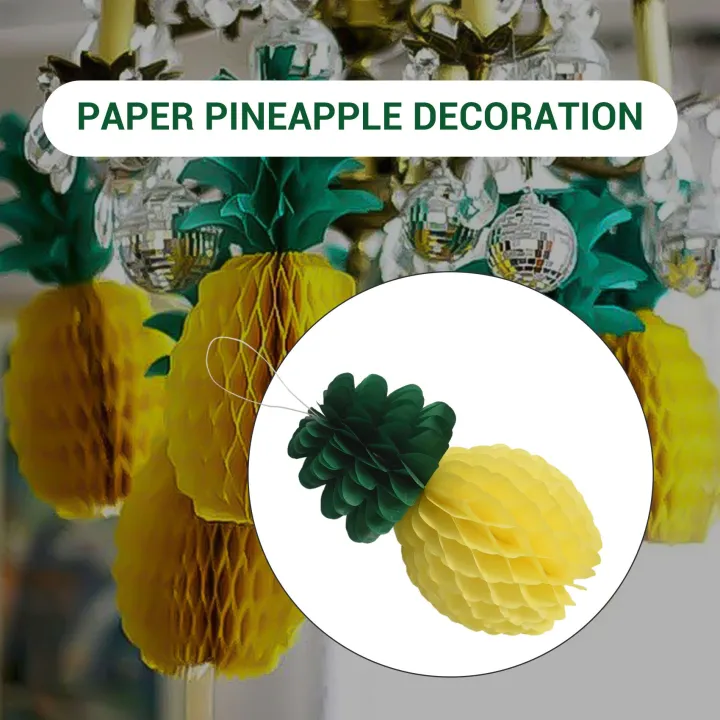 NAMUNY%2012%20Pack%20Pineapple%20Honeycomb%20Centerpieces%20Tissue%20Paper%20Pineapple%208%20Inch%20Supplies%20Table%20Hanging%20Decoration%20Hawaiian%20Luau%20Birthday%20Wedding%20Home%20Favor%20-%20Image%202