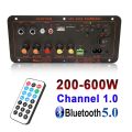 300W Bluetooth Audio Amplifier Board D300 Subwoofer Dual Microphone Audio AMP Module DC 12V 24V AC Media Player. 
