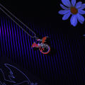 Glow Flame Dragon Necklace Personality Punk Glow Pendant Animal Sweater Chain Podazz. 
