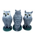 New Pest Control Owl Bird Deterrent Realistic Sunscreen Owl Ornaments Waterproof Garden Decoration Owl Decoy Outdoor. 