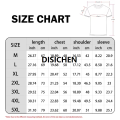 DISICHEN Fashion Heavyweight Retro Men's English Letters 100% Cotton Printed Round Neck High-quality Casual Fitness Street T-shirt Luxury. 
