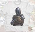 T-shirt Star Wars T-shirt Daman Yumando Star Wars Mandalorian T-shirt Baby Daron cotton. 