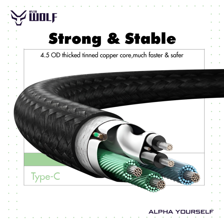Asta%20WOLF%20Hyper%20%7C%20USB%20to%20Type%20C%20%7C%20100cm%20Braided%20%7C%20Flexible%20%7C%20Ultra%20Fast%20Charging%20Data%20Cables%20%7C%206A%20Current%20%7C%20120W%20Output%20%7C%20-%20Image%205