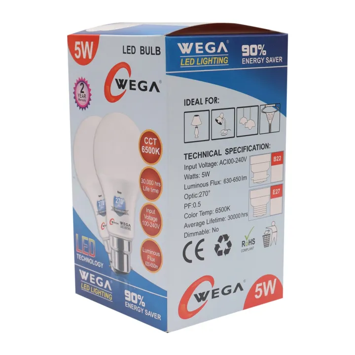 Wega%20Led%20Bulb%205%20Watt%20-%20Image%204