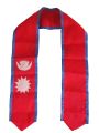 Nepali Khada Flag Graduation Flag With Chandra  and Surya. 