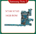 For Samsung Galaxy Note 2 N7100 N7105 100% Unlocked Motherboard Europe Version Mainboard With Full Chips Logic Board N7100 N7105. 